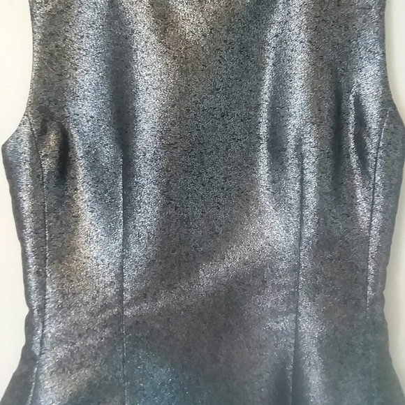 NWT! BAR III - Silver metallic mini dress. - Picture 4 of 7